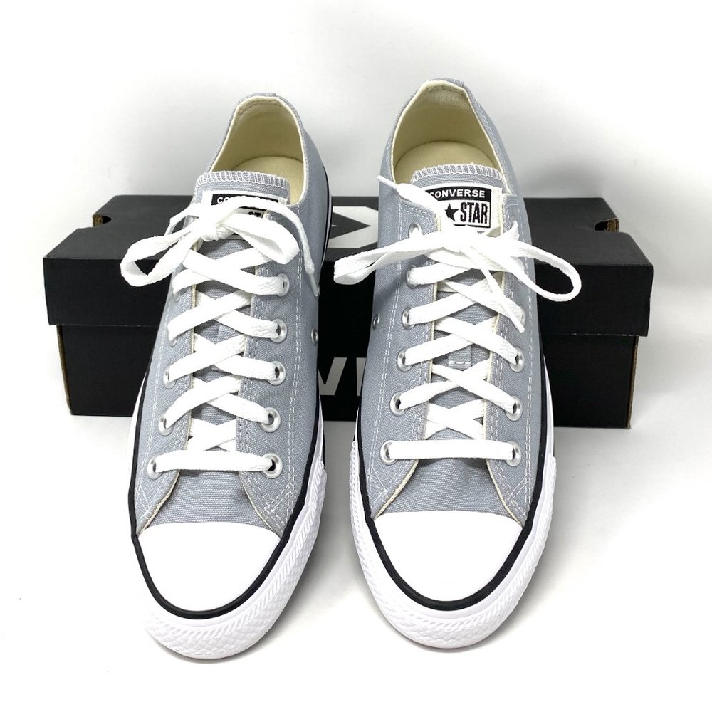 BLACK FRIDAY 🔥 Converse CTAS OX Canvas Wolf Gray Low Sneaker Women's 166710F - Picture 3 of 10